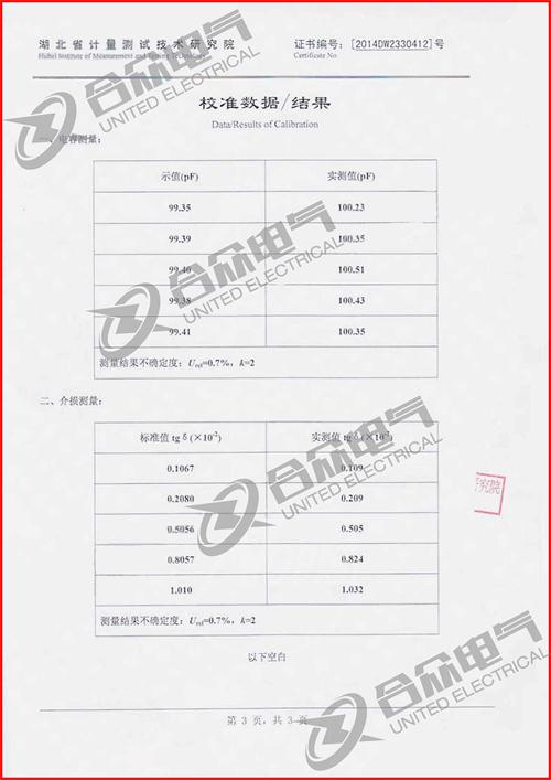 絕緣油介損測(cè)試儀證書